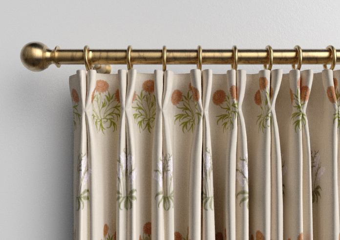 William Morris At Home Lily Flower Embroidery, Nettle - Made to Measure Curtains - Image 10